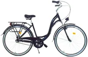 Rowery - Rower Dallas City Alu 28" 3spd - czarny - miniaturka - grafika 1