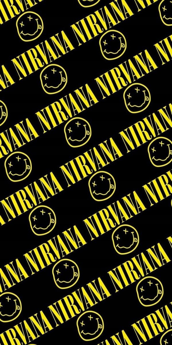PODKŁADKA POD MYSZ Nadruk 22x18 cm Nirvana Smiley Kurt Cobain ROCK Prezent