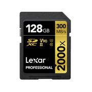 Karty pamięci - Lexar Professional 2000x SDXC 128 GB Class 10 UHS-II/U3 V90 LSD2000128G-BNNNG - miniaturka - grafika 1