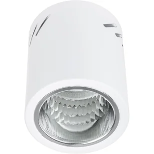 Oprawa Natynkowa Lampa Sufitowa Spot Duża Tuba Led E27 Biała Okrągła 12cm - Lampy sufitowe - miniaturka - grafika 1