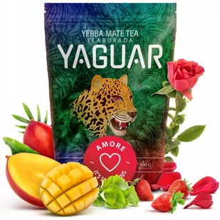 Yerba Mate Yaguar Amore 500g 0,5kg afrodyzjak - Yerba Mate Yerba Mate Yaguar Amore 500g 0,5kg afrodyzjak - Yerba Mate - miniaturka - grafika 1