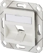 Gniazdka elektryczne - Metz METZ CONNECT Puszka połączeniowa Keystone podtynkowa 1 port pusta biała - miniaturka - grafika 1