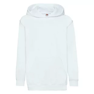 Dziecięca bluza z kapturem Hooded Sweat Fruit of the Loom - Biały 12-13 - Moda i Uroda OUTLET - miniaturka - grafika 1