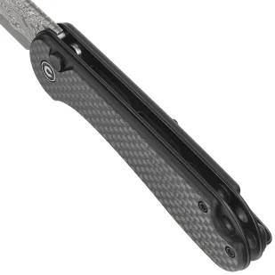 Nóż składany Civivi Button Lock Elementum II Carbon Fiber / Black G10, Damascus (C18062PB-DS1) - Noże - miniaturka - grafika 4