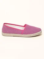 Espadryle damskie - kitz-pichler Espadryle "Camping Linen uni V" w kolorze fioletowym - miniaturka - grafika 1