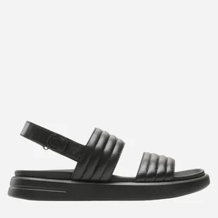 Sandały damskie skórzane Geox D35PAA000TU 40 (7UK) 26 cm Czarne (8056206037229) - Sandały damskie - miniaturka - grafika 1