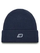 Czapki damskie - New Balance Czapka Winter Watchman Beanie Patch V3.0 LAH53008NNY Niebieski - miniaturka - grafika 1