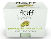 Peelingi i scruby do twarzy - Fluff Fluff Peeling do twarzy i ust kiwi 80g - miniaturka - grafika 1