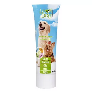 Lovi Dog Snack Creme Pate Goose - pasztet dla psa w tubce, z gęsiną i witaminami 90g - Suplementy i witaminy dla psów - miniaturka - grafika 1