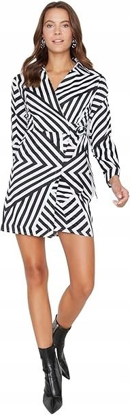 TRENDYOL SUKIENKA KOPERTOWA W PASKI WIĄZANA 40 JGS