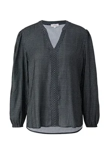 s.Oliver damska bluzka z długim rękawem, zielona, 44, zielony, 44 - Bluzki damskie - miniaturka - grafika 1