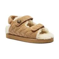 Sandały damskie - Kurt Geiger Skórzane sandały ORSON TEDDY - miniaturka - grafika 1