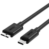 Kable komputerowe i do monitorów - Unitek Przewód USB Typ-C do microUSB 3.0 1m Y-C475BK Y-C475BK - miniaturka - grafika 1