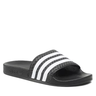 Adidas Klapki adilette 280647 Black1/Wht/Black1 - Klapki i japonki damskie - miniaturka - grafika 1
