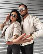 Kurtki damskie - Kurtka damska OLAVOGA BOMBER 2024 beż M - Fashionplace - miniaturka - grafika 1