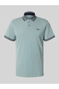 Koszulka polo o kroju regular fit z paskami w kontrastowym kolorze - Tom Tailor - Koszulki męskie - miniaturka - grafika 1