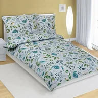 Pościel - Bellatex Pościel bawełniana Lupin zielony , 140 x200 cm, 70 x 90 cm, 140 x 200 cm, 70 x 90 cm - miniaturka - grafika 1
