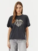 Koszulki i topy damskie - ONLY T-Shirt Lucy 15339887 Czarny Loose Fit - miniaturka - grafika 1