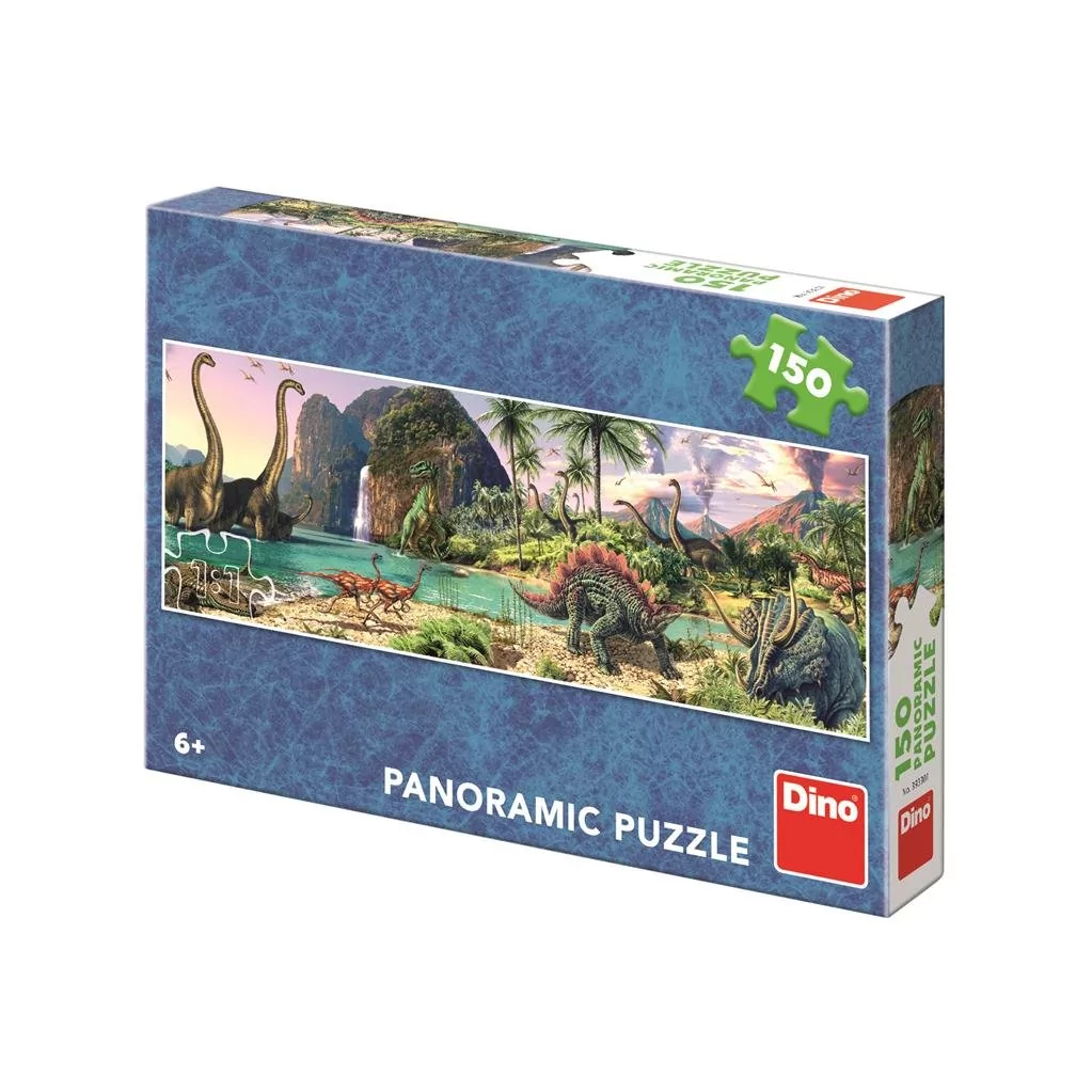 Dino, Puzzle dla dzieci Dinozaury, 150 el.