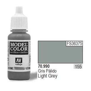 Vallejo Farba Nr155 Light Grey 17ml 441780 - Akcesoria i części modelarskie - miniaturka - grafika 1