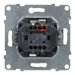 Przycisk pojedynczy - 6 A - 250 V~ - zaciski automatyczne, BIAŁY SUNO - Klawisze i ramki - miniaturka - grafika 1