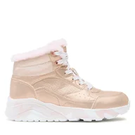 Buty dla dziewczynek - Sneakersy Skechers Uno Lite Camo Dazzle 310485L/GDPK Złoty - miniaturka - grafika 1