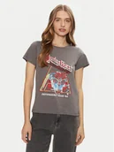 Koszulki i topy damskie - Noisy May T-Shirt Nate 27032258 Szary Regular Fit - miniaturka - grafika 1