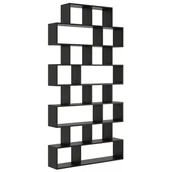 Półki do salonu - Otwarty Regał Czarny Wiszący Lub Stojący G1-M74 - miniaturka - grafika 1