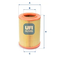 Filtry powietrza - Filtr powietrza UFI Filtry 27.195.00 - miniaturka - grafika 1