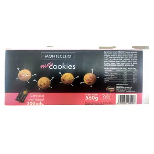 Montecelio Mini Cookie ciasteczka 560g (200sz) - Szybkie dania obiadowe - miniaturka - grafika 1