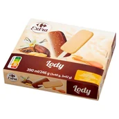 Lody i desery lodowe - Carrefour Extra Lody 390 ml (6 x 65 ml) - miniaturka - grafika 1