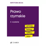 Książki o kulturze i sztuce - Prawo rzymskie Pytania Kazusy Tablice Testy - mamy na stanie, wyślemy natychmiast - miniaturka - grafika 1