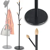Wieszaki i stojaki - WIESZAK STOJĄCY NA UBRANIA PARASOLE CZARNY 175cm - miniaturka - grafika 1