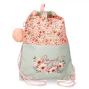 Movom Romantic Girl Plecak Worek Wielobarwny 32x42 cms Poliester, Wielobarwny, mochila Saco, worek na plecak - Plecaki worki - miniaturka - grafika 1