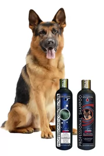 Certech-Super Benek SUPER BENO PROFESSIONAL mokry szampon DLA OWCZARKA NIEMIECKIEGO + odżywka do sierści ciemnej 2x250ml) 54525-uniw - Szampony i odżywki dla psów - miniaturka - grafika 1