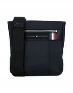 Torebki damskie - Saszetka męska Tommy Hilfiger, nylonowa, granatowa, nerka, torba - miniaturka - grafika 1