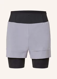 Salomon Szorty Do Biegania 2 W 1 Sense Aero blau - Spodenki damskie - miniaturka - grafika 1