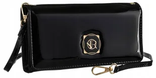 Listonoszka lakierowana Rovicky R-MW-01 czarna - ROVICKY - Torebki damskie - miniaturka - grafika 1