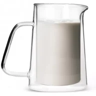 Inne naczynia kuchenne - Vialli Design Mlecznik z podwójną ścianką Diva 1111 200 ml - miniaturka - grafika 1