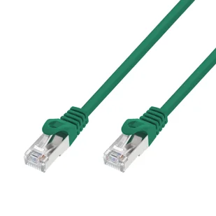EXTRALINK LAN PATCHCORD CAT.7 S/FTP 0,5M 10G SHIELDED FOILED TWISTED PAIR BARE COPPER GREEN - Patchcordy - miniaturka - grafika 1