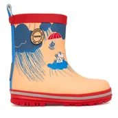 Buty dla chłopców - Kalosze Reima Moomin Magisk Rain Boots 5400001B-26C1 Pomarańczowy - miniaturka - grafika 1