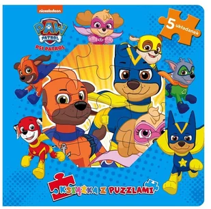 Psi Patrol Książka z puzzlami Nowa - Baśnie, bajki, legendy - miniaturka - grafika 2