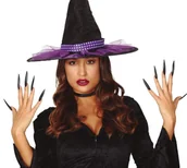 Dodatki do strojów karnawałowych - Guirca guirca fiestas gui15090  czarne paznokci - miniaturka - grafika 1