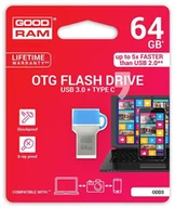 Pendrive - Goodram Dual Drive 64GB (ODD3-0640B0R11) - miniaturka - grafika 1