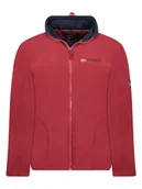 Odzież trekkingowa męska - Geographical Norway Kurtka polarowa "Tamazonie" w kolorze czerwonym - miniaturka - grafika 1