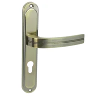 Klamki - Domino Klamka Dekan szyld, wkładka brąz - miniaturka - grafika 1