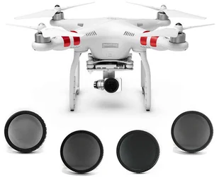 Zestaw 4 filtrów do dronów DJI Phantom 3 STANDARD - Akcesoria do drona - miniaturka - grafika 1