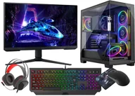 Zestawy komputerowe - Zestaw Ryzen 7 5700X RTX 5060 32GB SSD 1TB WiFi 6 W11 + LCD 24 180Hz 1ms VI2631 - miniaturka - grafika 1