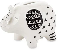 Skarbonki - Skarbonka ceramiczna słoń słonik 9x8x12,5 165782 - miniaturka - grafika 1