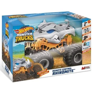 Hot Wheels, pojazd zdalnie sterowany, Monster Trucks, Rhinomite - Zabawki zdalnie sterowane - miniaturka - grafika 1
